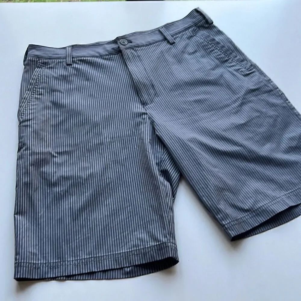 Adidas Striped Poly Shorts Mens 33/10